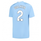 Manchester City Kyle Walker #2 Thuis tenue 2023-24 Korte Mouwen
