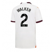 Manchester City Kyle Walker #2 Uit tenue 2023-24 Korte Mouwen