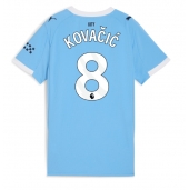 Manchester City Mateo Kovacic #8 Thuis tenue voor Dames 2025-26 Korte Mouwen