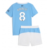 Manchester City Mateo Kovacic #8 Thuis tenue voor kinderen 2025-26 Korte Mouwen (+ broek)
