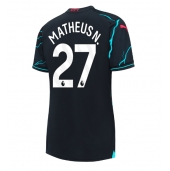 Manchester City Matheus Nunes #27 Derde tenue voor Dames 2023-24 Korte Mouwen