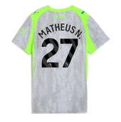 Manchester City Matheus Nunes #27 Derde tenue voor Dames 2025-26 Korte Mouwen