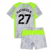 Manchester City Matheus Nunes #27 Derde tenue voor kinderen 2025-26 Korte Mouwen (+ broek)