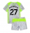 Manchester City Matheus Nunes #27 Derde tenue voor kinderen 2025-26 Korte Mouwen (+ broek)