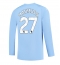 Manchester City Matheus Nunes #27 Thuis tenue 2023-24 Lange Mouwen
