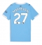 Manchester City Matheus Nunes #27 Thuis tenue voor Dames 2025-26 Korte Mouwen