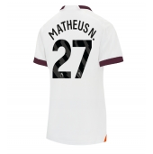 Manchester City Matheus Nunes #27 Uit tenue voor Dames 2023-24 Korte Mouwen