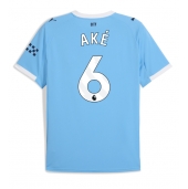 Manchester City Nathan Ake #6 Thuis tenue 2025-26 Korte Mouwen