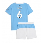 Manchester City Nathan Ake #6 Thuis tenue voor kinderen 2025-26 Korte Mouwen (+ broek)