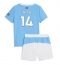 Manchester City Nico Gonzalez #14 Thuis tenue voor kinderen 2025-26 Korte Mouwen (+ broek)