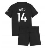 Manchester City Nico Gonzalez #14 Uit tenue voor kinderen 2025-26 Korte Mouwen (+ broek)