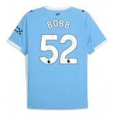 Manchester City Oscar Bobb #52 Thuis tenue 2025-26 Korte Mouwen