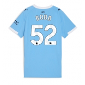 Manchester City Oscar Bobb #52 Thuis tenue voor Dames 2025-26 Korte Mouwen