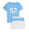 Manchester City Oscar Bobb #52 Thuis tenue voor kinderen 2025-26 Korte Mouwen (+ broek)