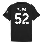 Manchester City Oscar Bobb #52 Uit tenue 2025-26 Korte Mouwen