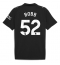 Manchester City Oscar Bobb #52 Uit tenue 2025-26 Korte Mouwen