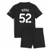 Manchester City Oscar Bobb #52 Uit tenue voor kinderen 2025-26 Korte Mouwen (+ broek)