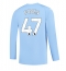 Manchester City Phil Foden #47 Thuis tenue 2023-24 Lange Mouwen
