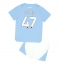Manchester City Phil Foden #47 Thuis tenue voor kinderen 2023-24 Korte Mouwen (+ broek)