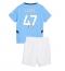 Manchester City Phil Foden #47 Thuis tenue voor kinderen 2024-25 Korte Mouwen (+ broek)