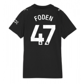 Manchester City Phil Foden #47 Uit tenue voor Dames 2025-26 Korte Mouwen