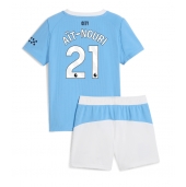 Manchester City Rayan Ait-Nouri #21 Thuis tenue voor kinderen 2025-26 Korte Mouwen (+ broek)