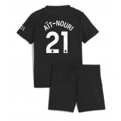 Manchester City Rayan Ait-Nouri #21 Uit tenue voor kinderen 2025-26 Korte Mouwen (+ broek)