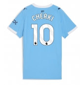 Manchester City Rayan Cherki #10 Thuis tenue voor Dames 2025-26 Korte Mouwen