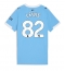Manchester City Rico Lewis #82 Thuis tenue voor Dames 2025-26 Korte Mouwen
