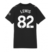 Manchester City Rico Lewis #82 Uit tenue voor Dames 2025-26 Korte Mouwen