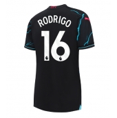 Manchester City Rodri Hernandez #16 Derde tenue voor Dames 2023-24 Korte Mouwen