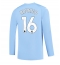 Manchester City Rodri Hernandez #16 Thuis tenue 2023-24 Lange Mouwen