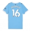 Manchester City Rodri Hernandez #16 Thuis tenue voor Dames 2025-26 Korte Mouwen
