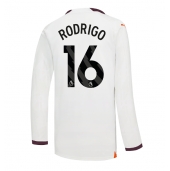 Manchester City Rodri Hernandez #16 Uit tenue 2023-24 Lange Mouwen