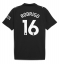 Manchester City Rodri Hernandez #16 Uit tenue 2025-26 Korte Mouwen