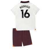 Manchester City Rodri Hernandez #16 Uit tenue voor kinderen 2023-24 Korte Mouwen (+ broek)