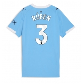Manchester City Ruben Dias #3 Thuis tenue voor Dames 2025-26 Korte Mouwen