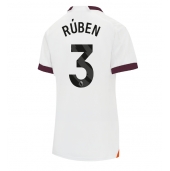 Manchester City Ruben Dias #3 Uit tenue voor Dames 2023-24 Korte Mouwen