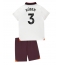 Manchester City Ruben Dias #3 Uit tenue voor kinderen 2023-24 Korte Mouwen (+ broek)