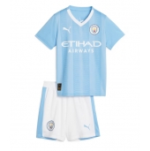 Manchester City Thuis tenue voor kinderen 2023-24 Korte Mouwen (+ broek)