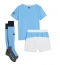 Manchester City Thuis tenue voor kinderen 2025-26 Korte Mouwen (+ broek)