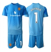 Manchester United Altay Bayindir #1 Keeper Thuis tenue voor kinderen 2025-26 Korte Mouwen (+ broek)