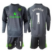 Manchester United Altay Bayindir #1 Keeper Uit tenue voor kinderen 2025-26 Lange Mouwen (+ broek)