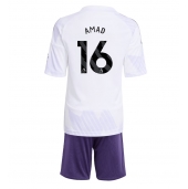Manchester United Amad Diallo #16 Uit tenue voor kinderen 2025-26 Korte Mouwen (+ broek)