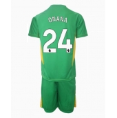 Manchester United Andre Onana #24 Keeper Derde tenue voor kinderen 2024-25 Korte Mouwen (+ broek)