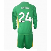 Manchester United Andre Onana #24 Keeper Derde tenue voor kinderen 2024-25 Lange Mouwen (+ broek)