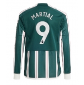 Manchester United Anthony Martial #9 Uit tenue 2023-24 Lange Mouwen
