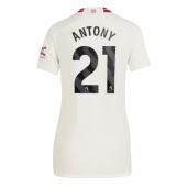 Manchester United Antony #21 Derde tenue voor Dames 2023-24 Korte Mouwen