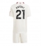 Manchester United Antony #21 Derde tenue voor kinderen 2023-24 Korte Mouwen (+ broek)