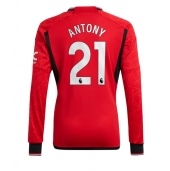 Manchester United Antony #21 Thuis tenue 2023-24 Lange Mouwen